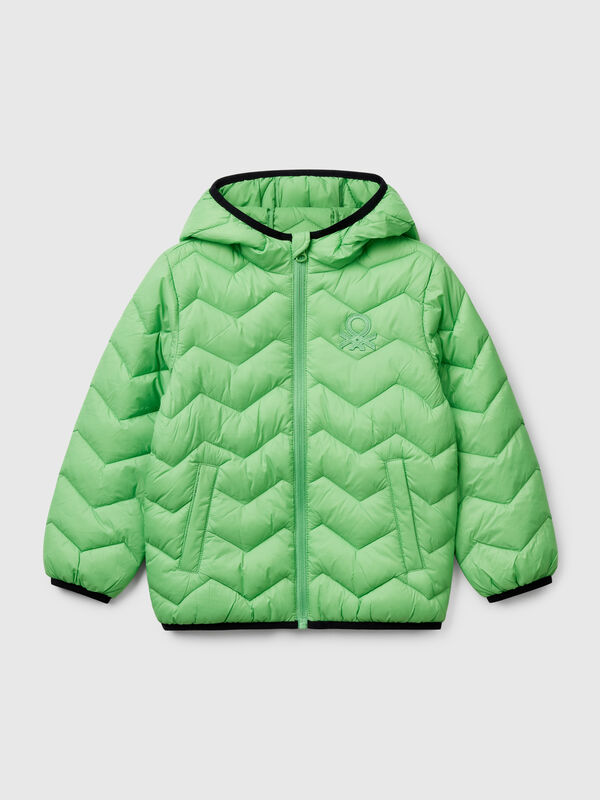 Chaqueta acolchada con capucha Niño