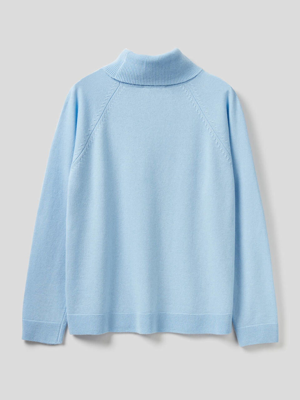 Jersey de cuello alto en mezcla de lana y cachemir image number 2