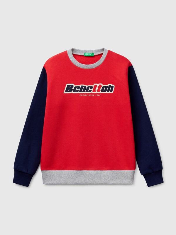 Sudadera de 100 % algodón con estampado Niño