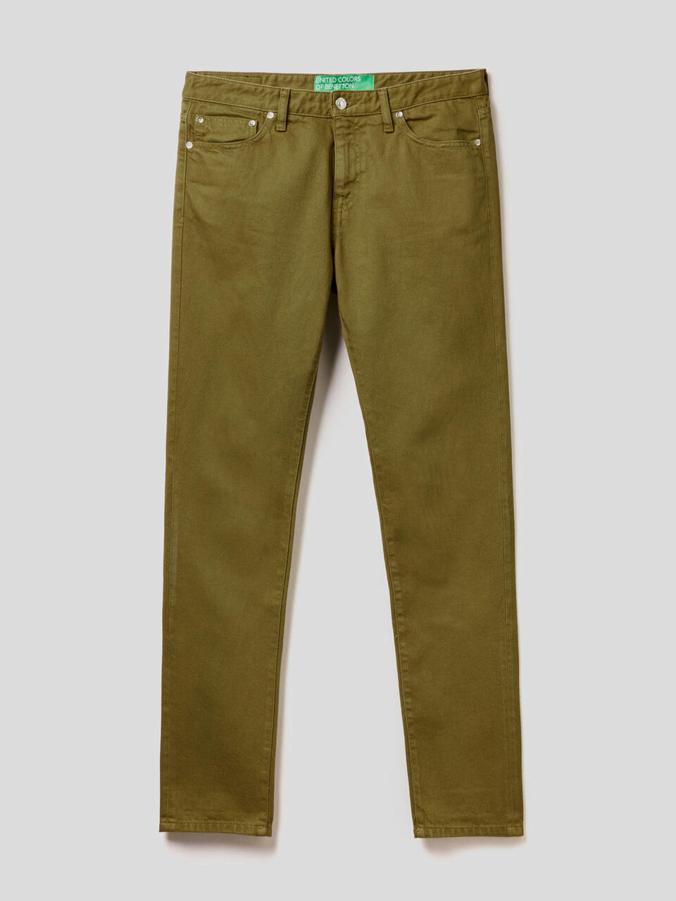 Pantalón de 100 % algodón con cinco bolsillos image number null