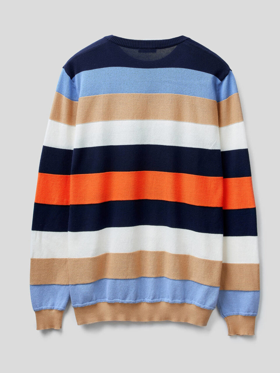 Jersey de rayas de 100 % algodón de tacto cálido image number 2