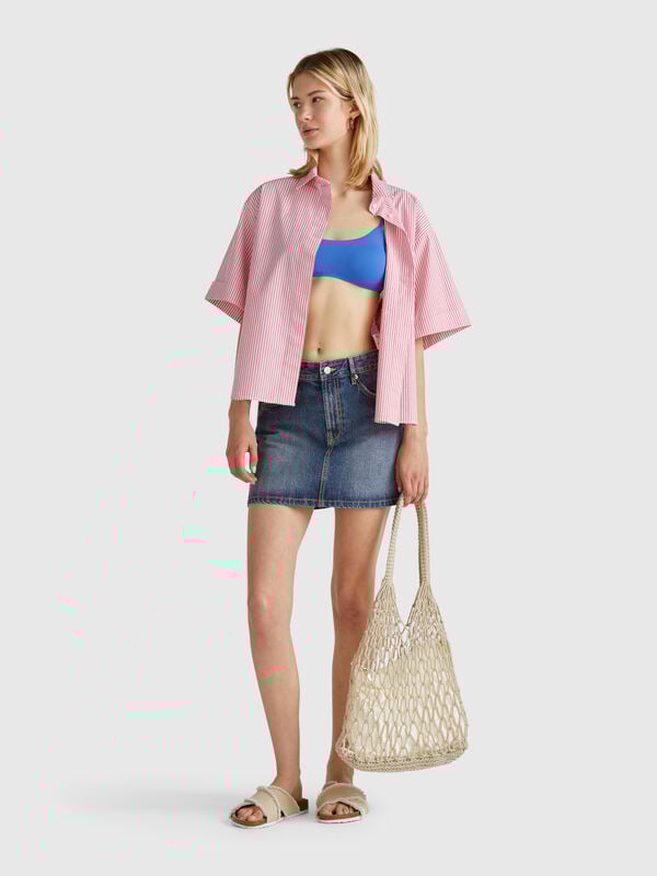 Minifalda vaquera Mujer
