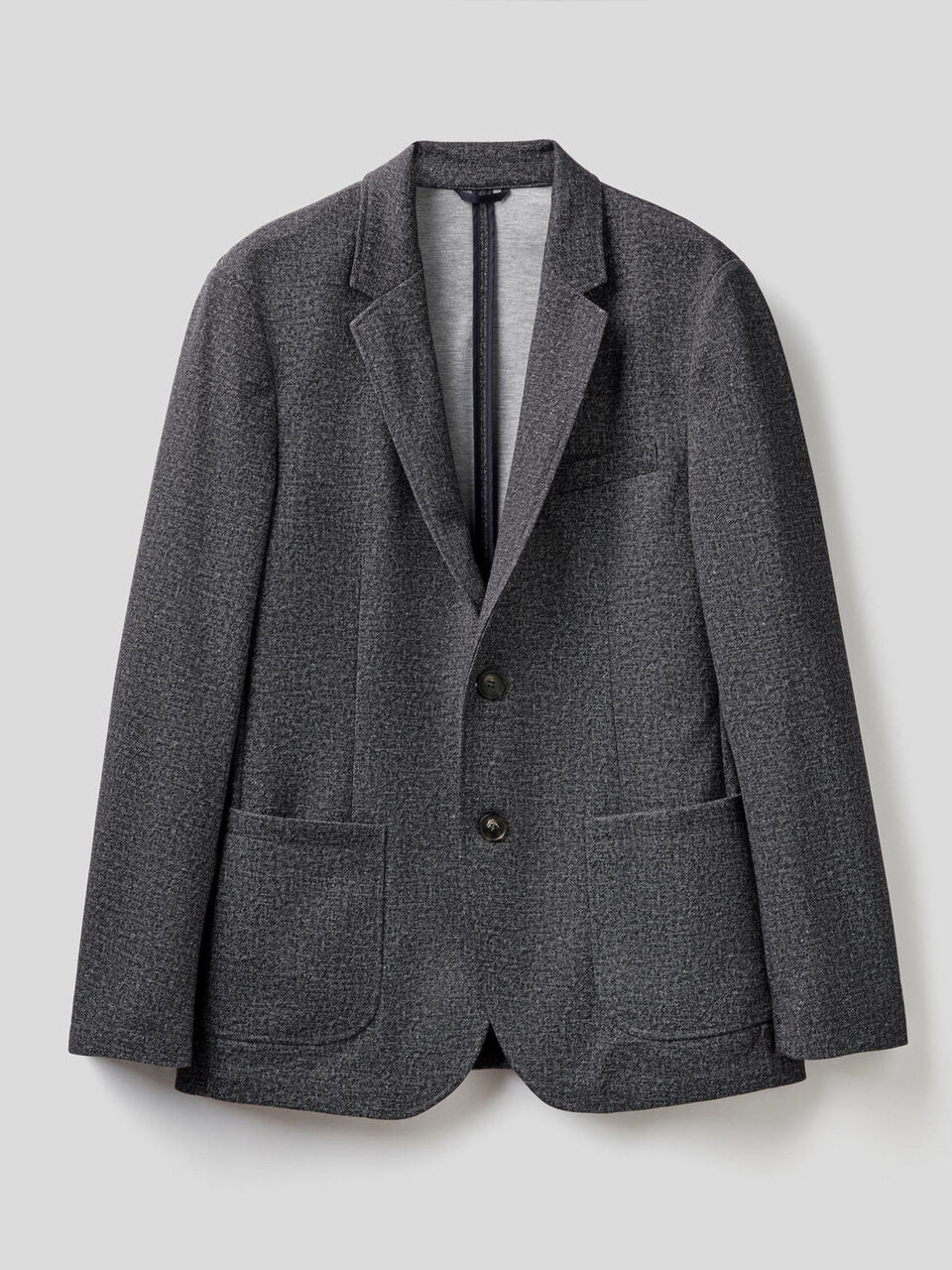 Blazer slim fit con efecto jaspeado image number 1