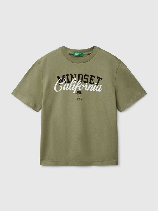 Camiseta de manga corta de algodón  Niño