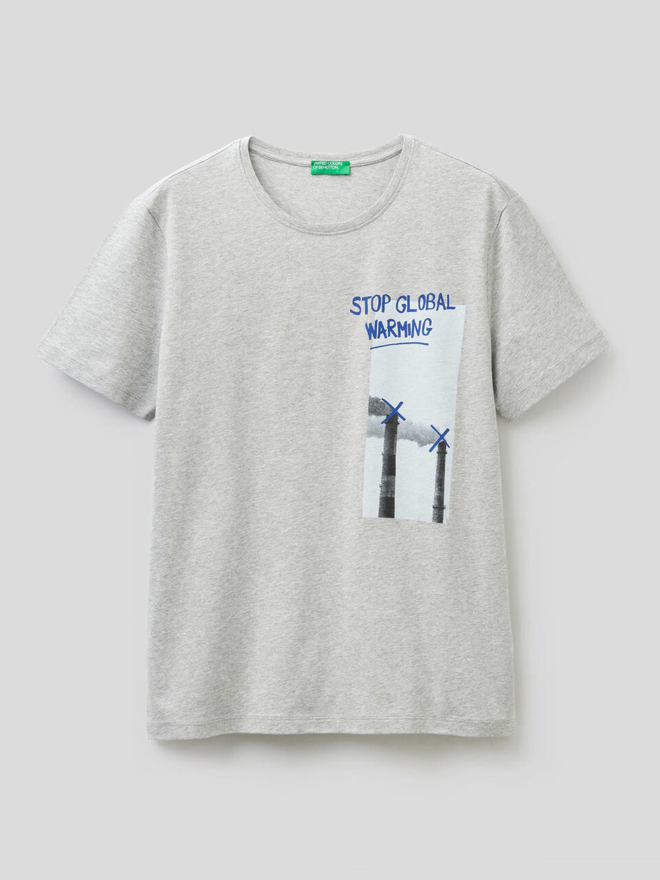 Camiseta de 100 % algodón con eslogan image number 1