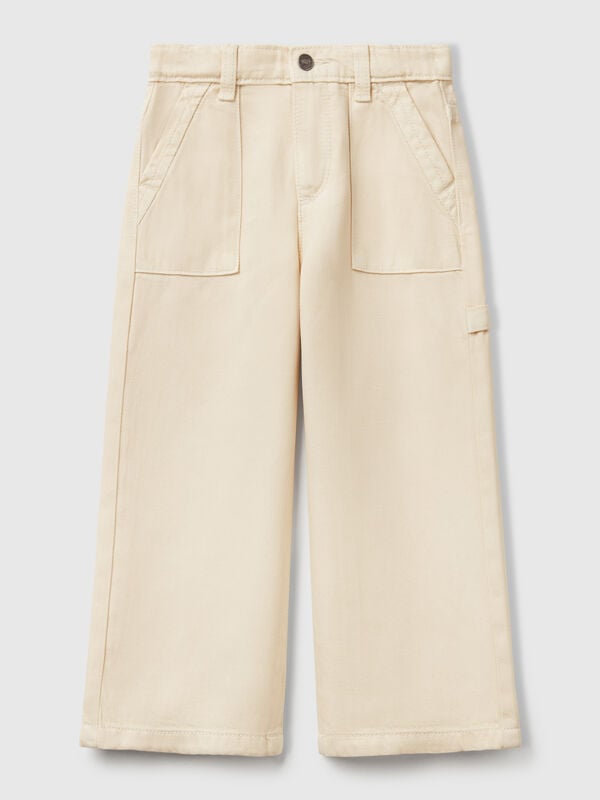 Pantalón fluido pernera recta Niña