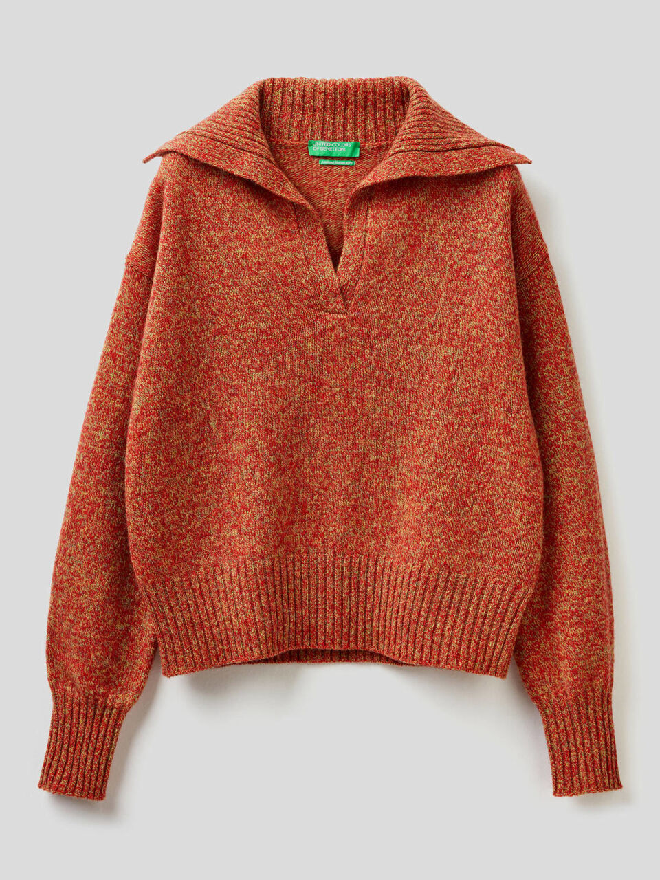 Polo de pura lana tricot Shetland image number 1