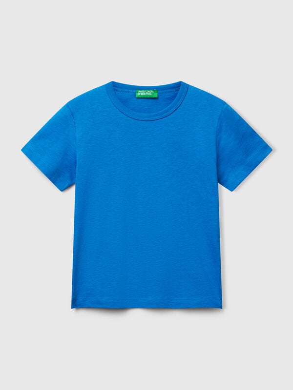 Camiseta de algodón orgánico con estampado Niño