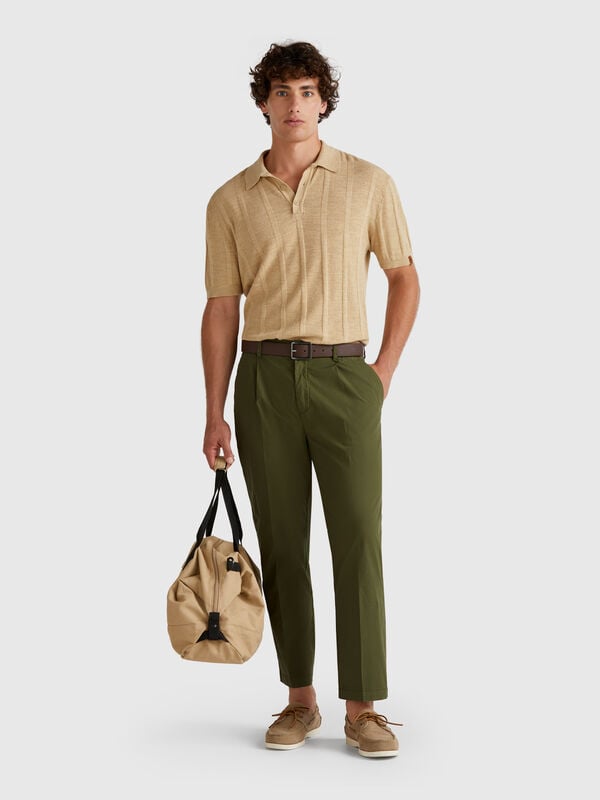 Pantalón ligero de algodón Hombre