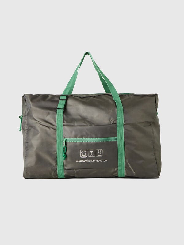 Bolsa de viaje verde militar