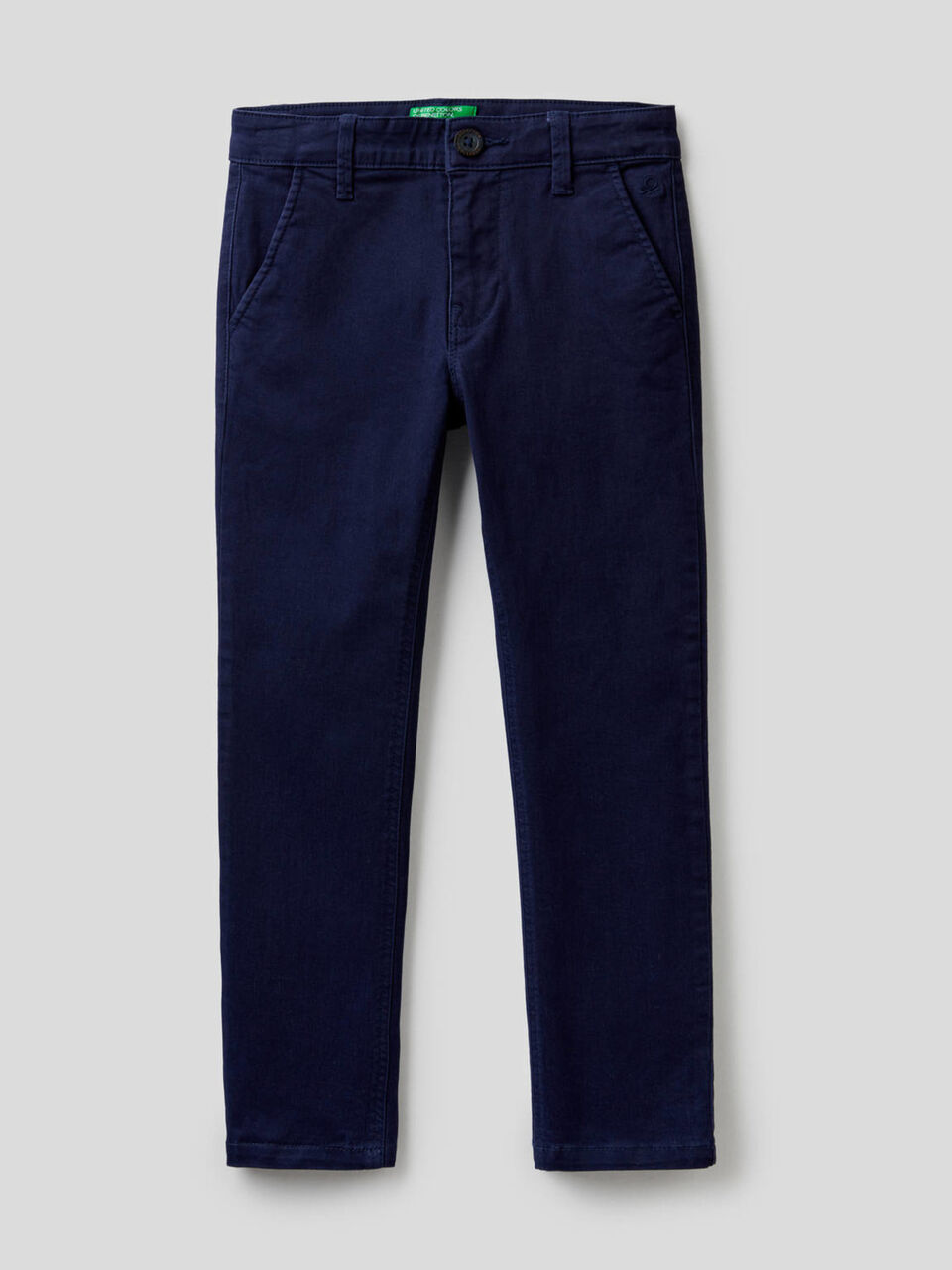 Pantalón slim fit de algodón elástico image number 1