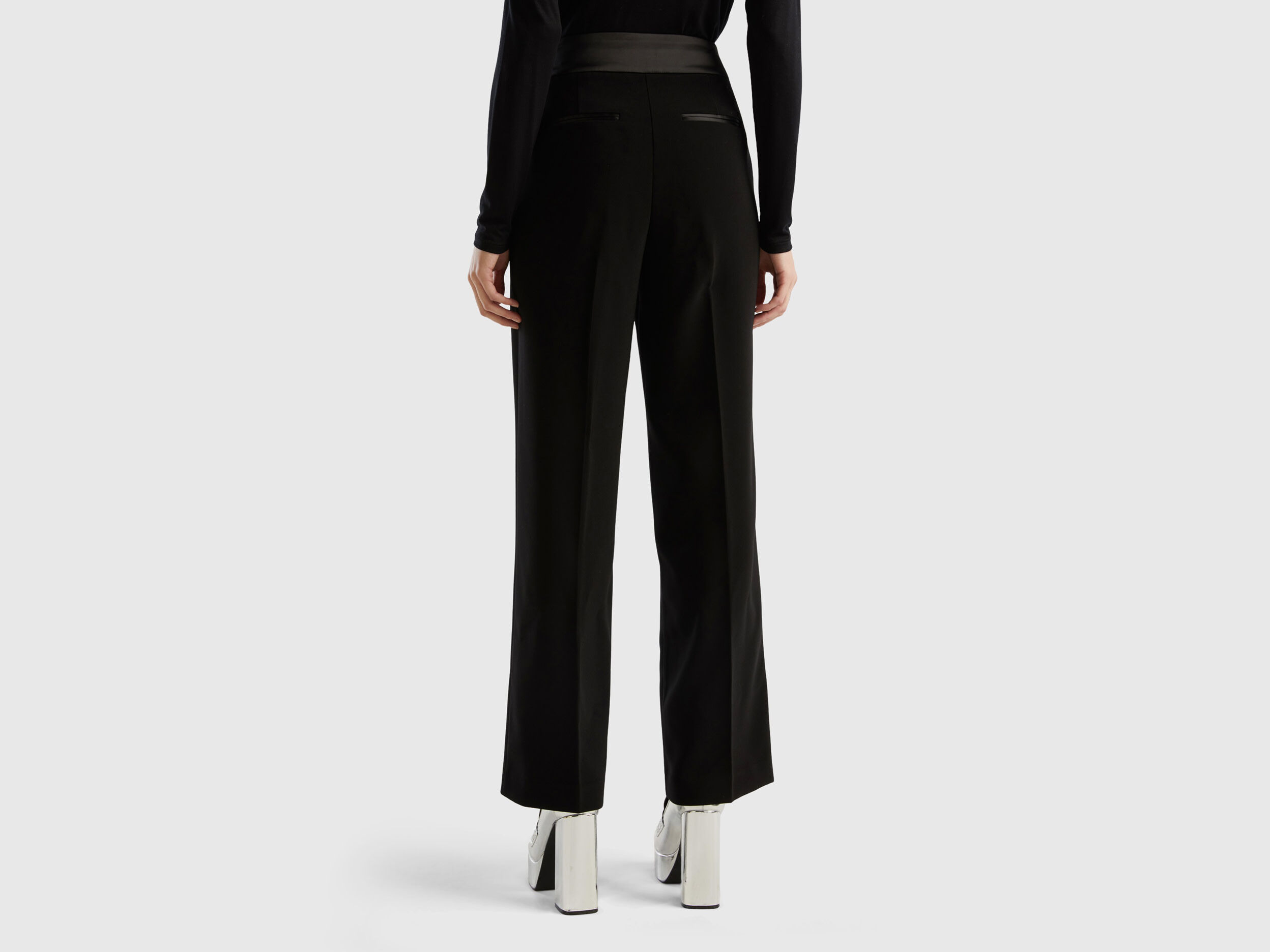 Pantalon raso sales mujer