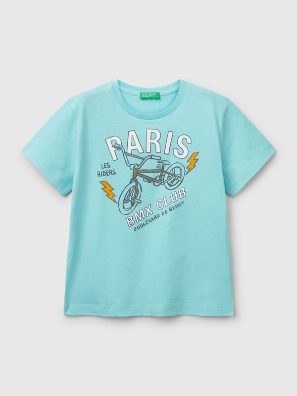 Camiseta de algodón con estampado Niño