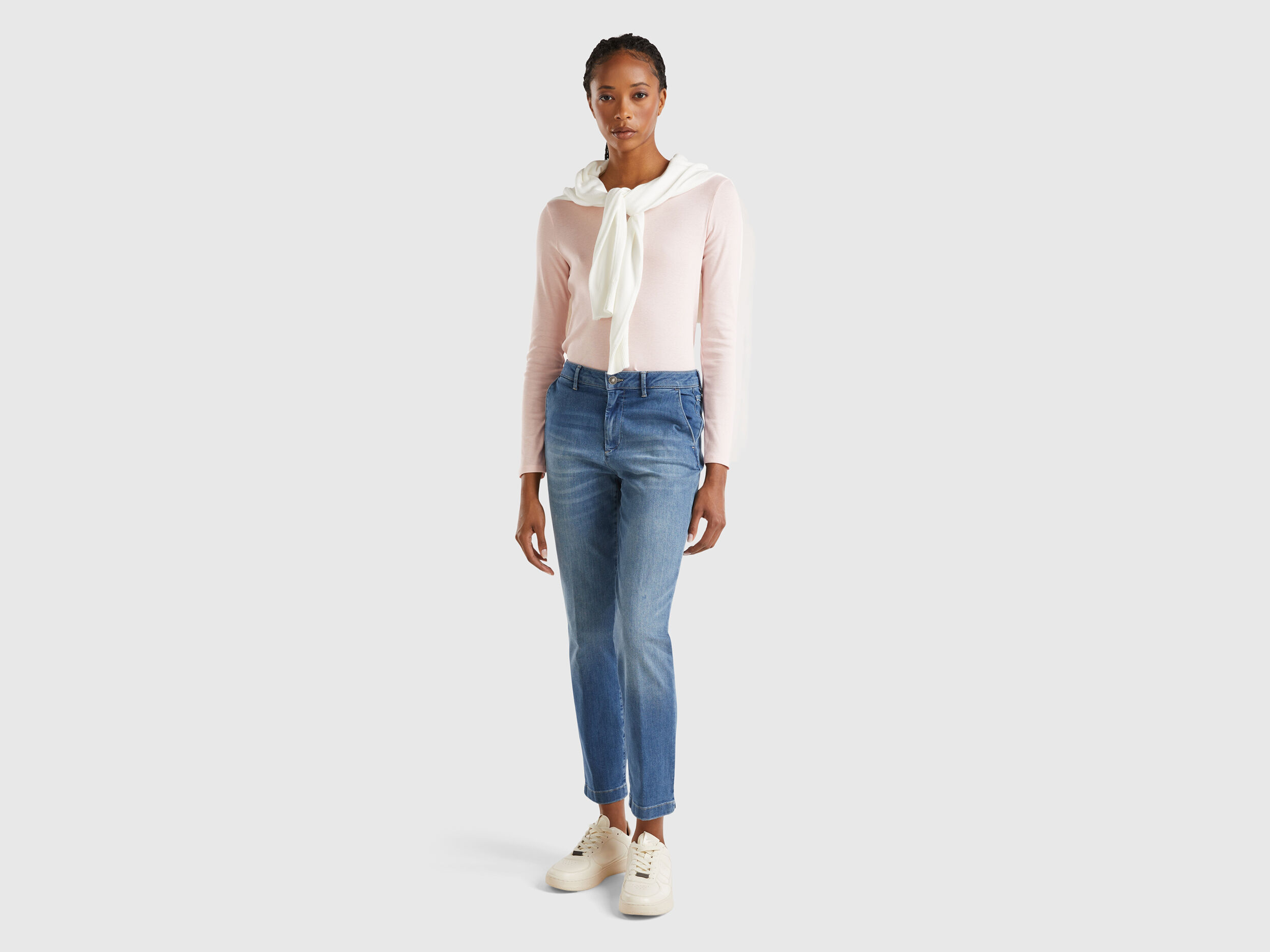 Vaqueros Chinos Mujer Nueva Coleccion 2024 Benetton