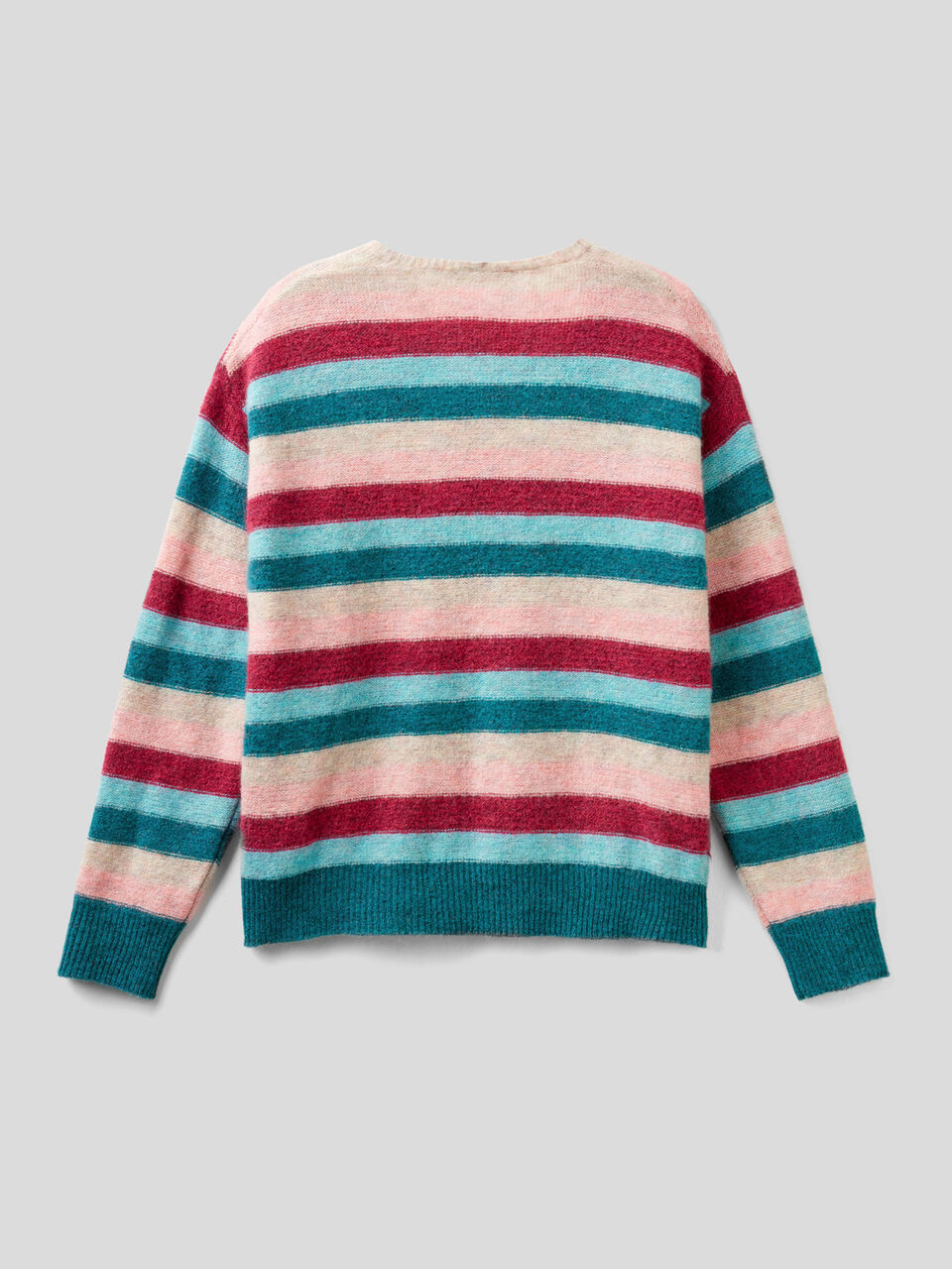 Jersey de lana mixta con escote de pico image number 2