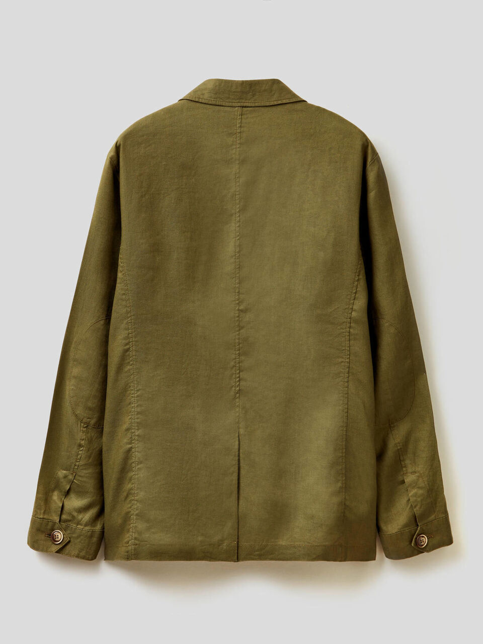Chaqueta de 100% lino con bolsillos image number null