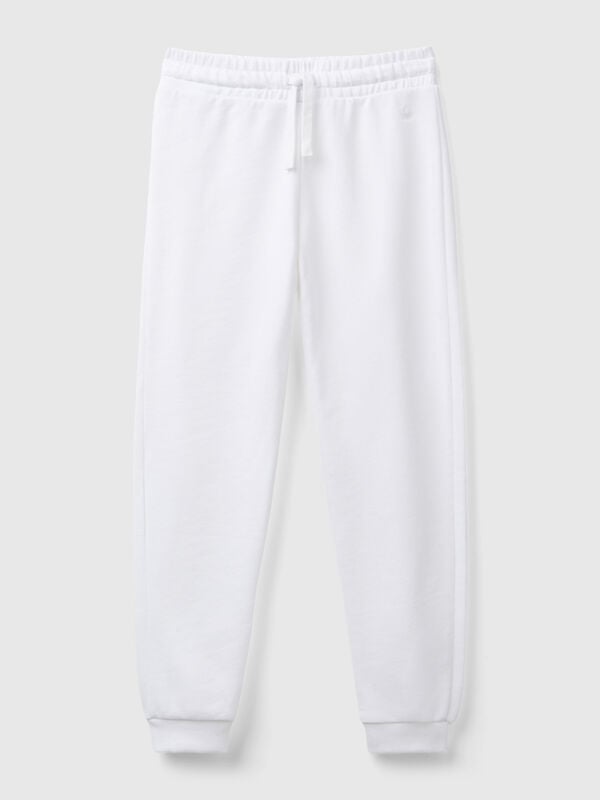 Pantalón de felpa con logotipo Niña