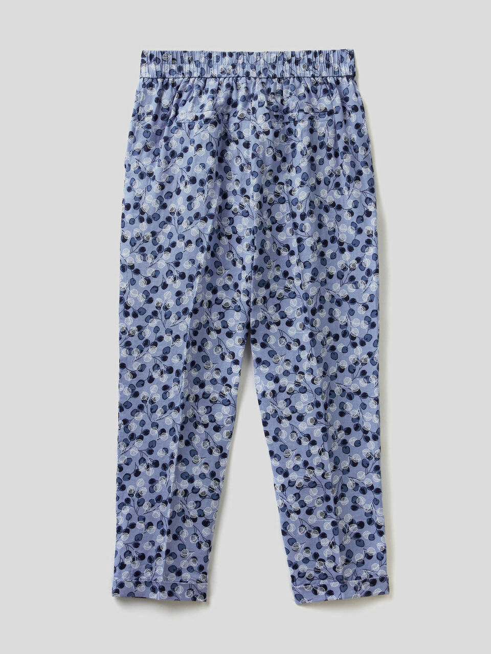 Pantalón de 100% lino con estampado image number 2