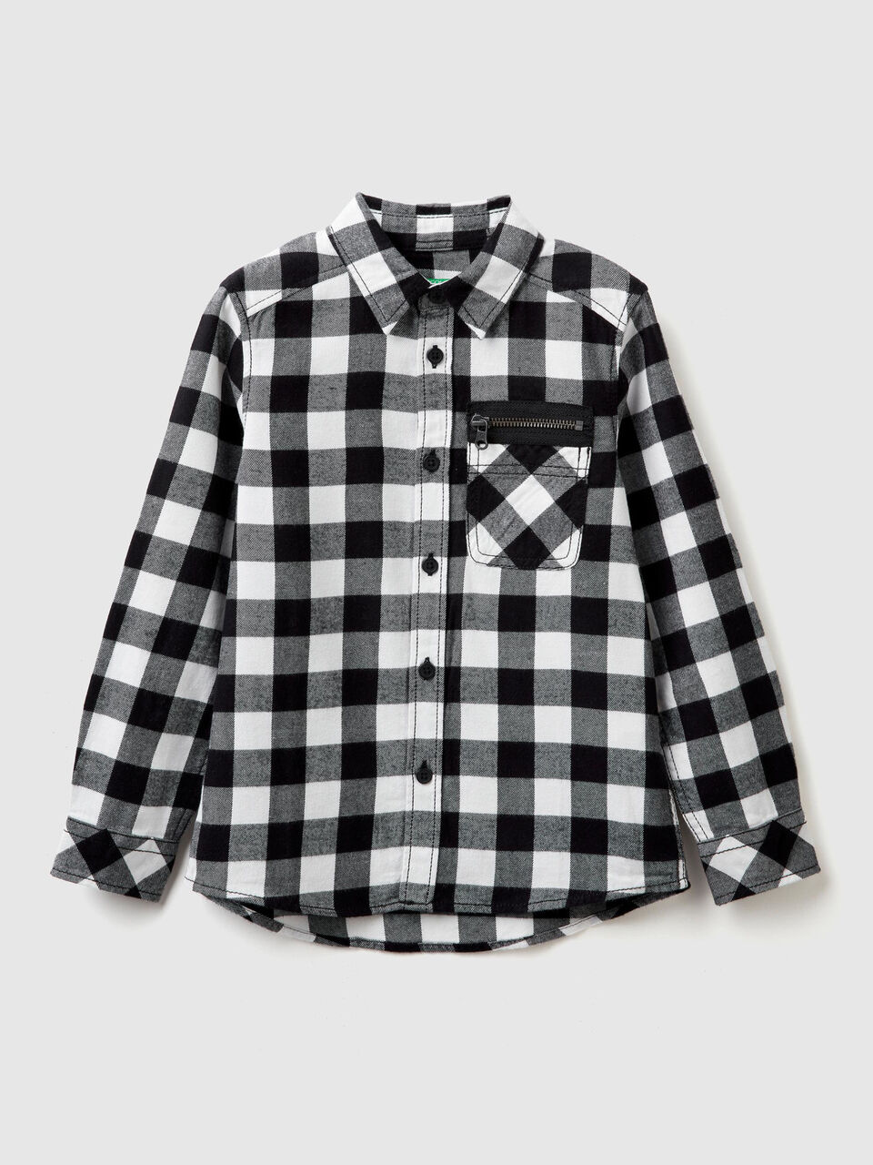 Camisa de cuadros de franela image number 1