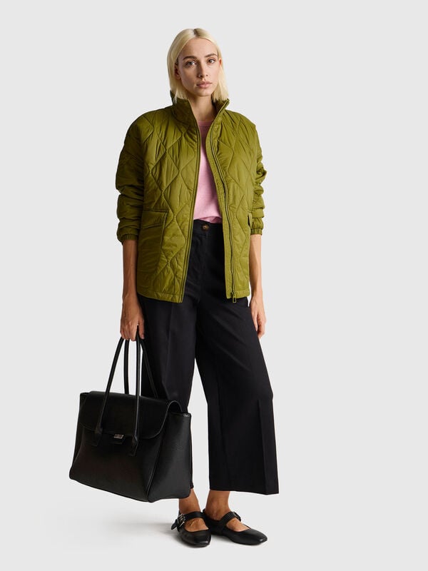 Chaqueta de nailon acolchada Mujer