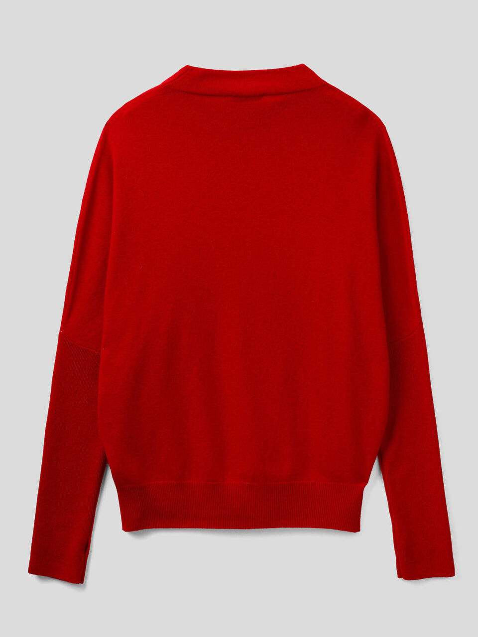 Jersey de cuello alto con manga acanalada image number 2