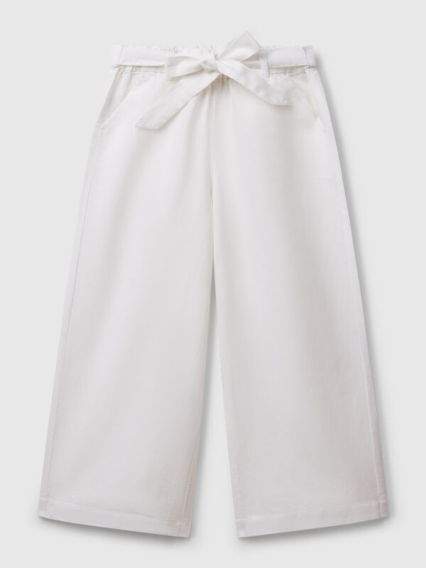 Pantalón con fajín Niña
