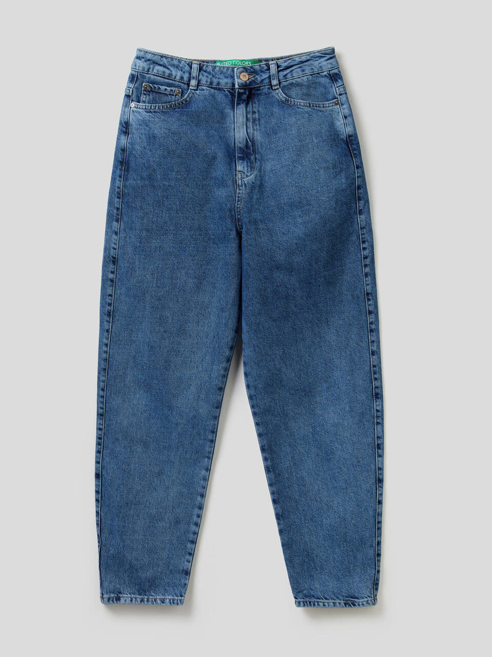 Vaqueros carrot fit en denim de 100 % algodón image number null