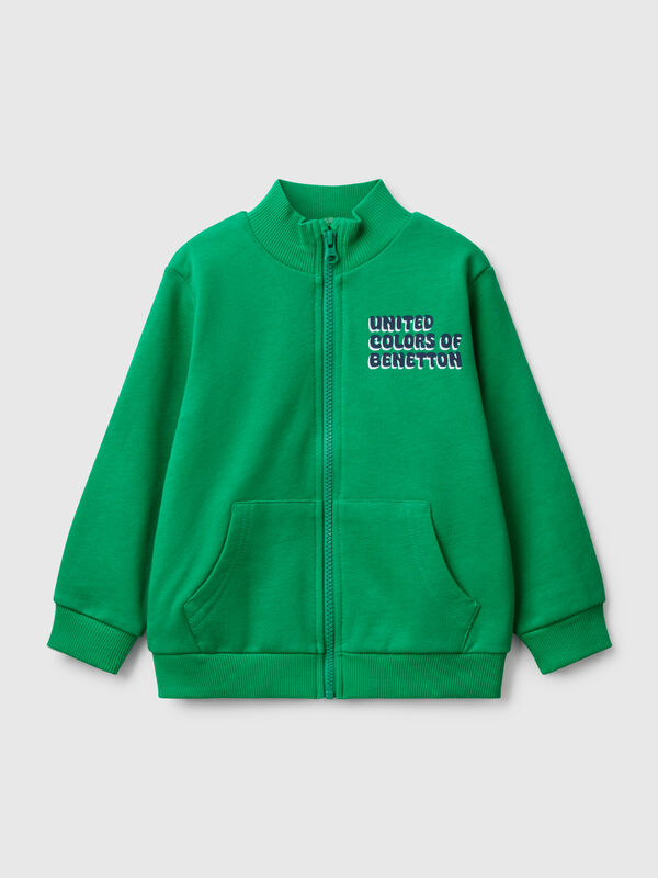 Sudadera de algodón con cremallera Niño