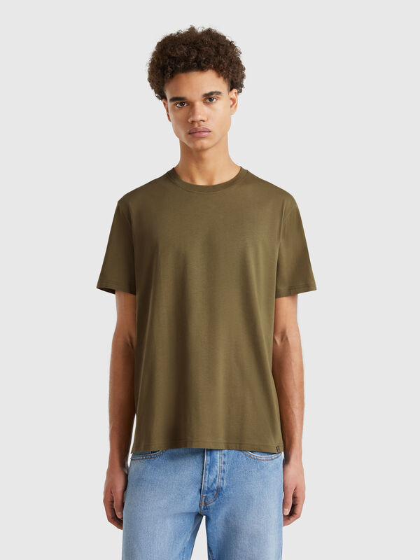 Camiseta verde militar Hombre