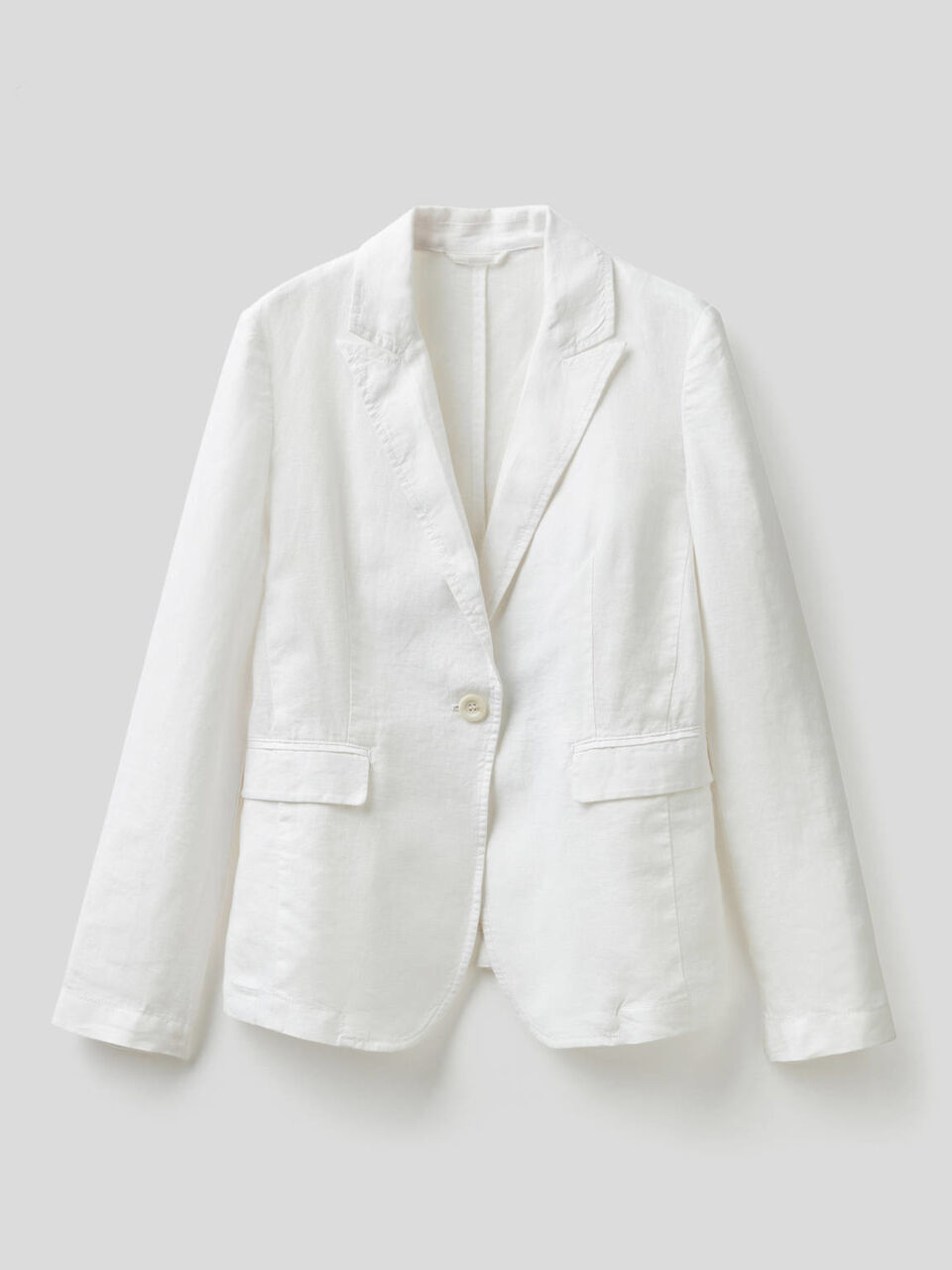 Blazer entallado de 100% lino image number 1