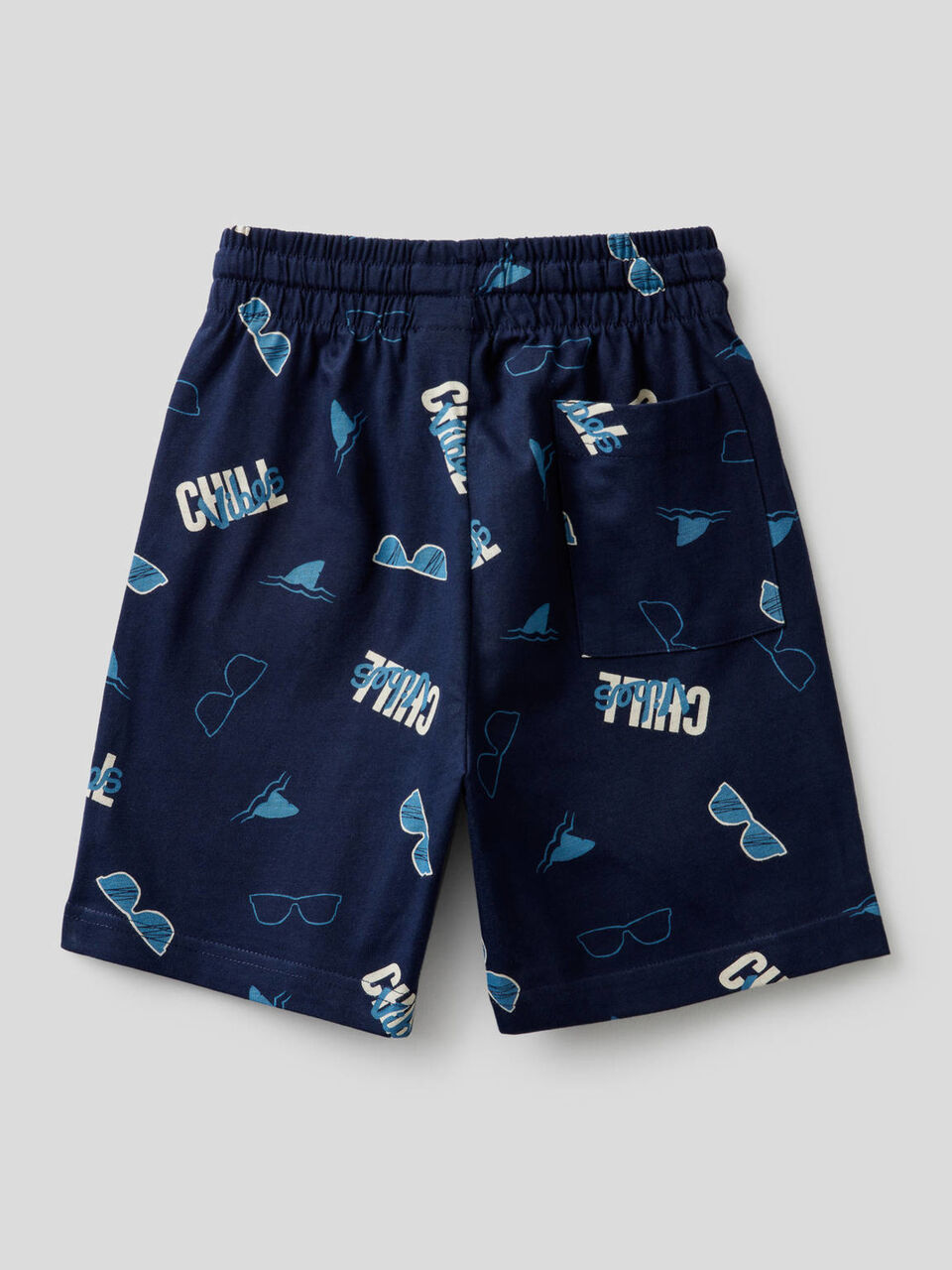 Bermudas estampadas de 100% algodón image number 2