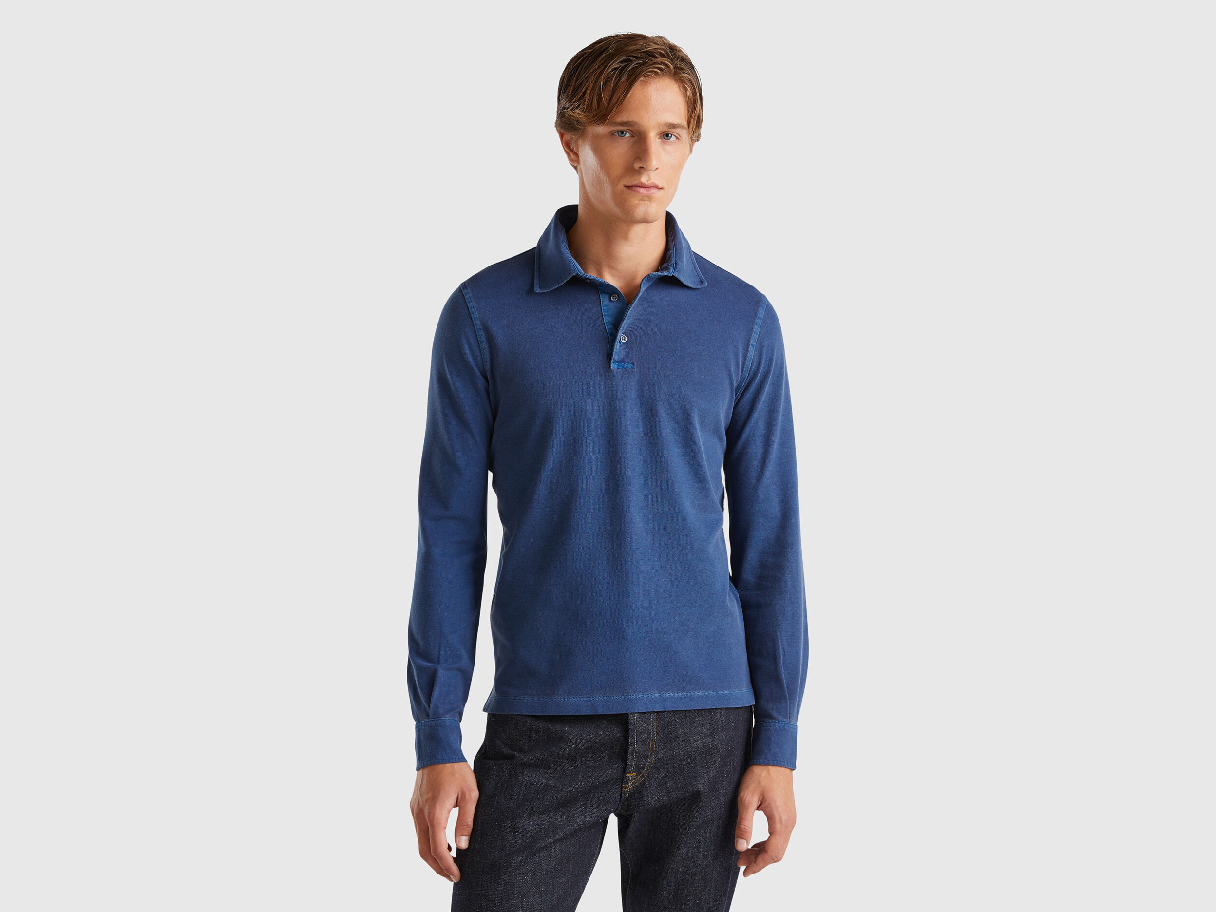 Polos manga larga hombre benetton shop