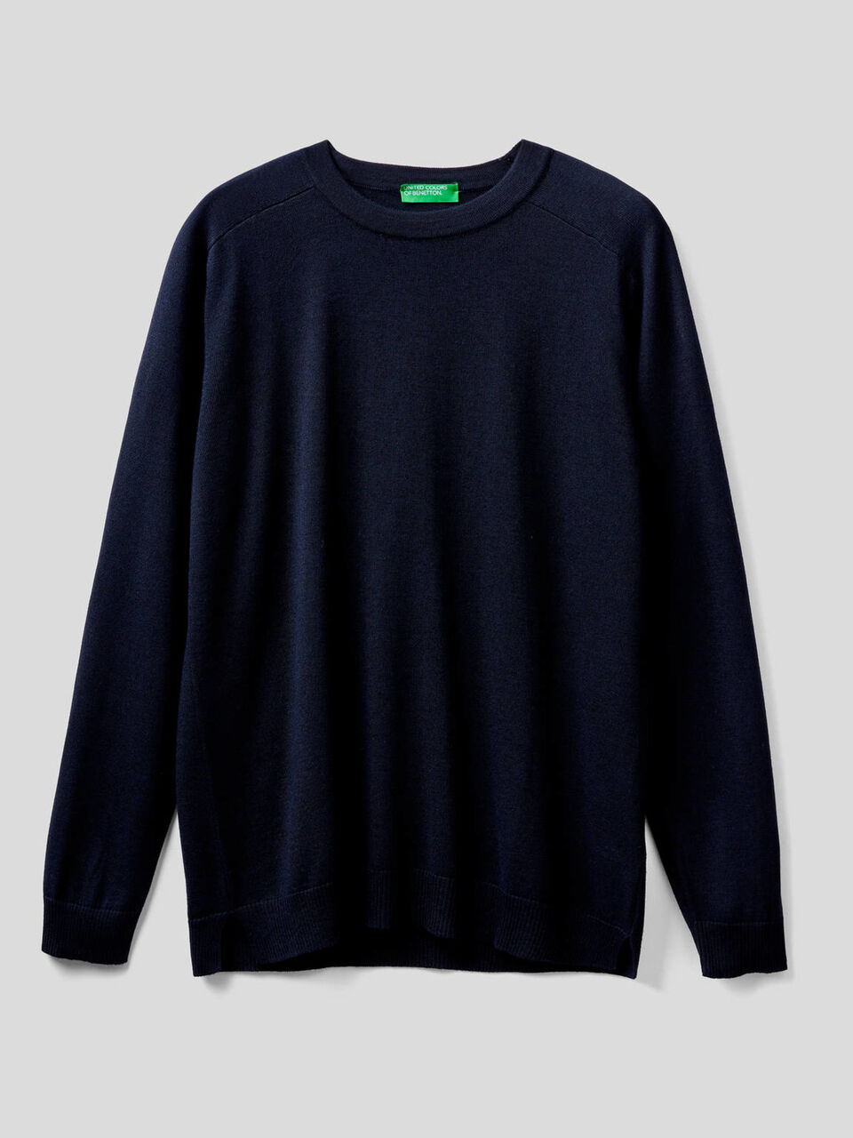 Jersey liso de cuello redondo image number 1