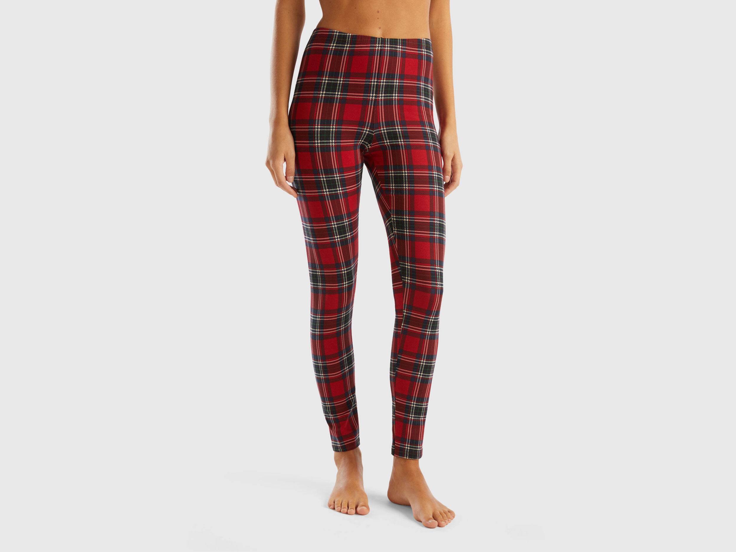 Leggings de tart n Rojo Benetton