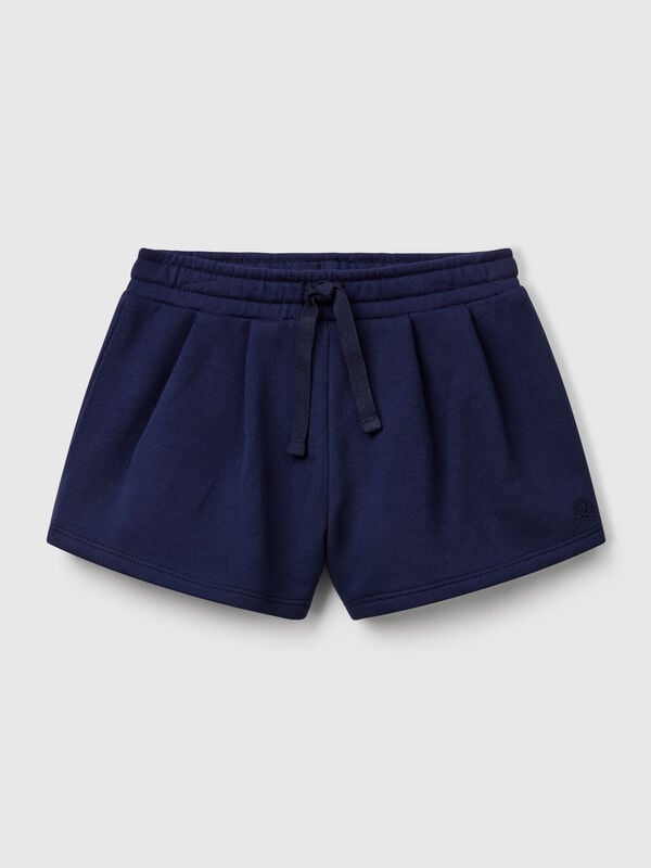 Pantalón corto de felpa de algodón Niña