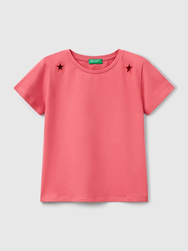Camiseta con motivo recortado Niña
