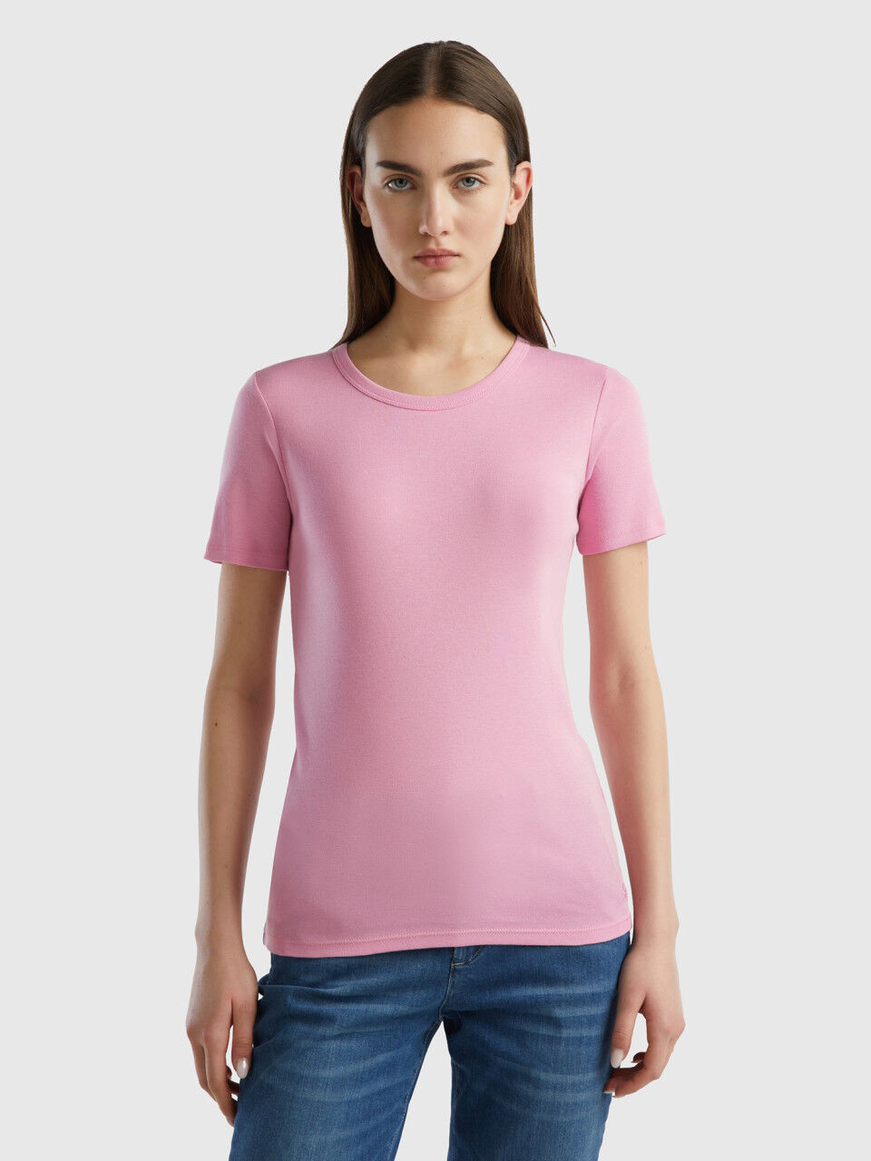 Camisetas basicas benetton best sale mujer