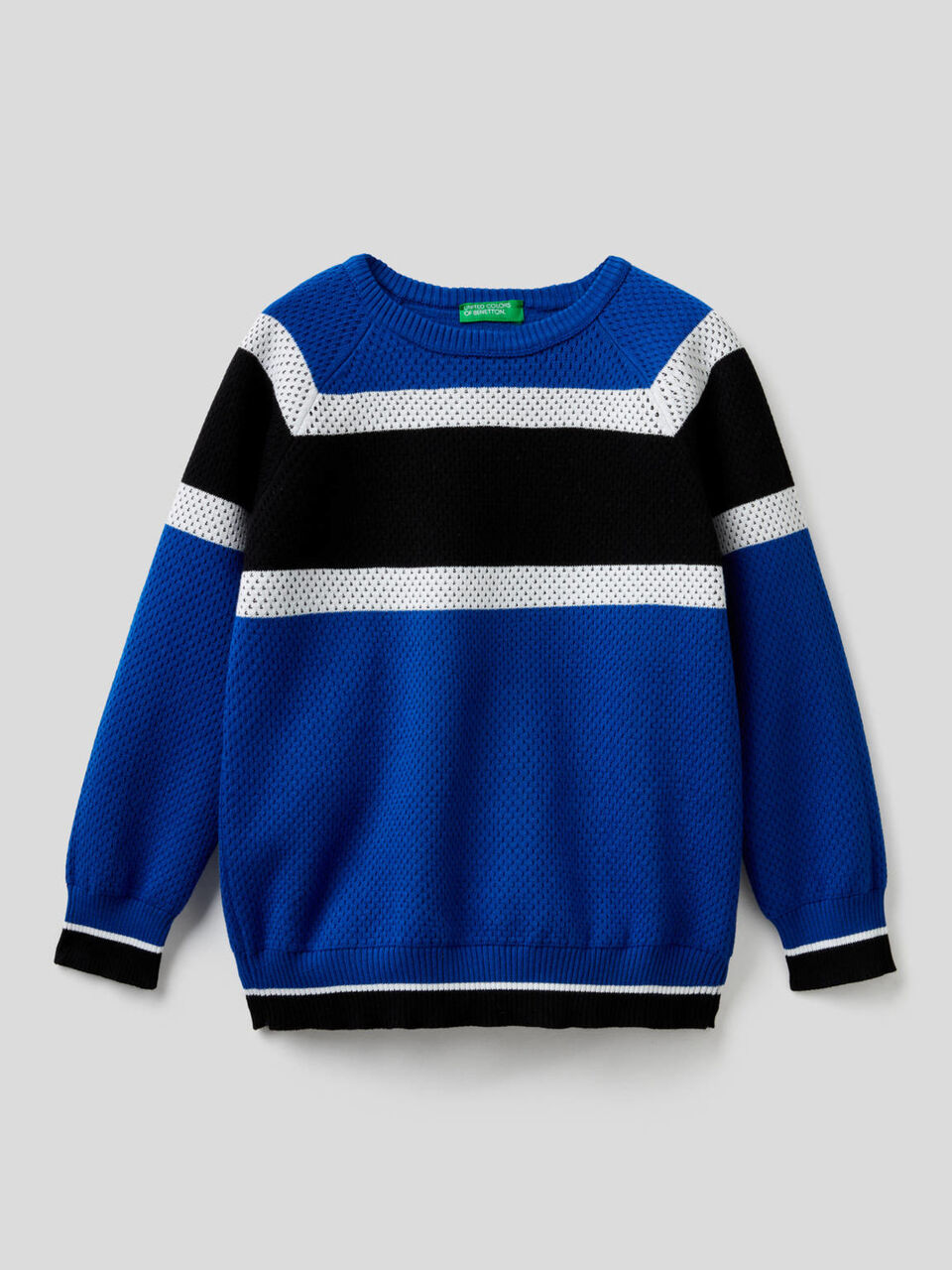 Jersey con bandas en contraste image number 1