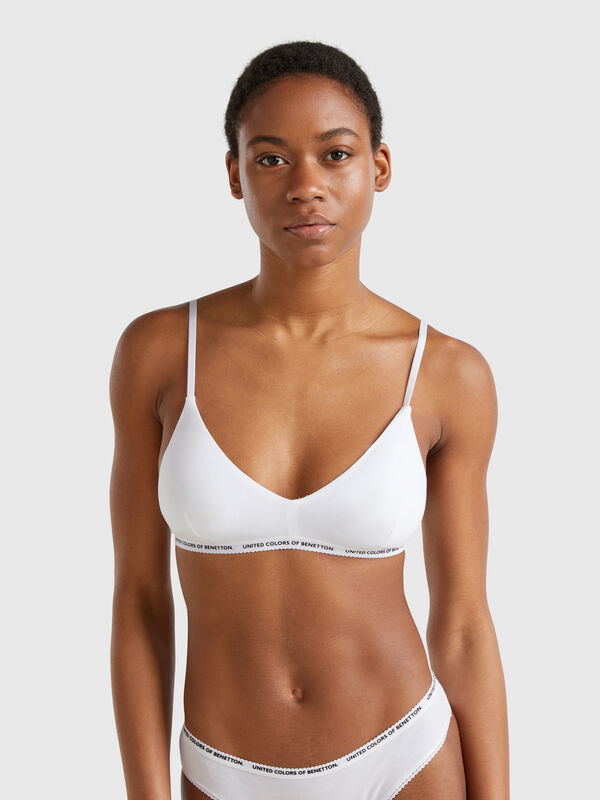 Sujetador brassiere de algodón elástico Mujer