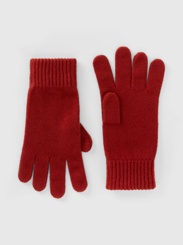 Gorros y Guantes Hombre, Guantes Lana Marino