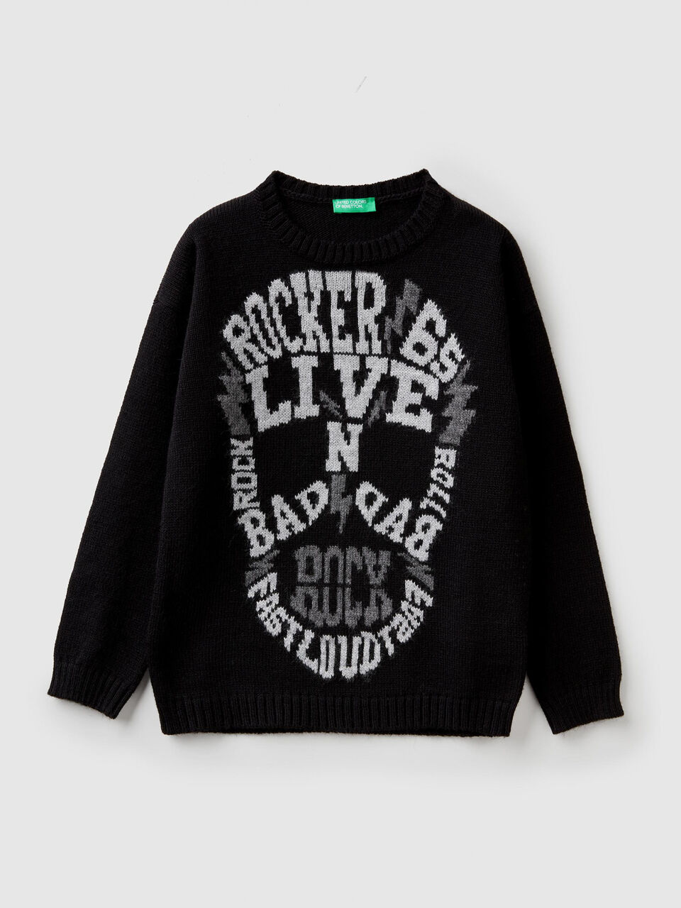 Jersey de tricot con grabado image number 1