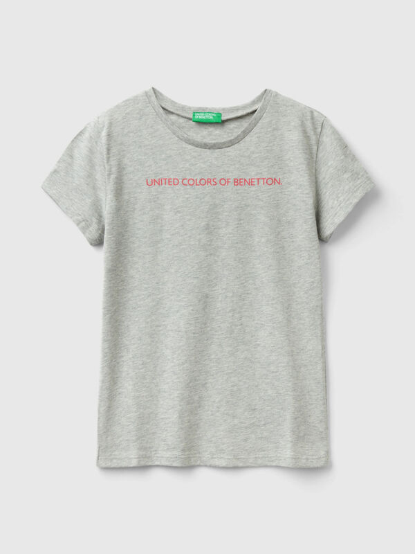 Camiseta de 100 % algodón con logotipo Niña