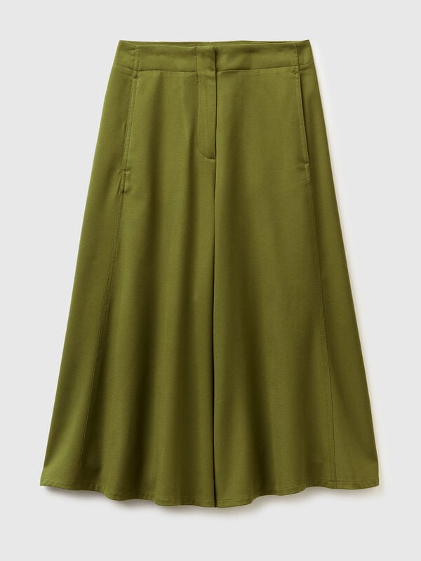 Pantalones anchos y cropped Pantalones anchos y cropped Mujer