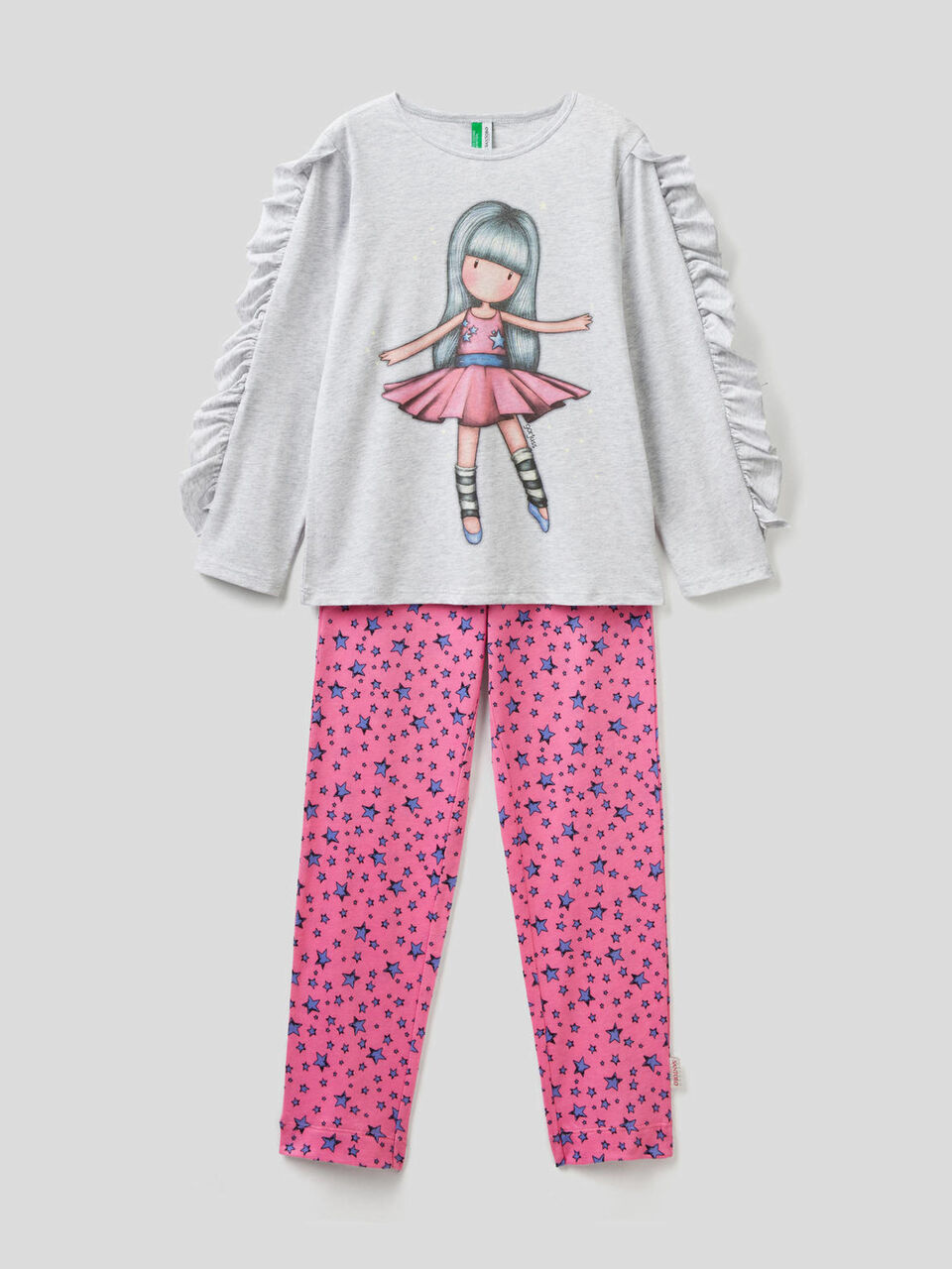 Pijama largo con estampado de Gorjuss image number 1