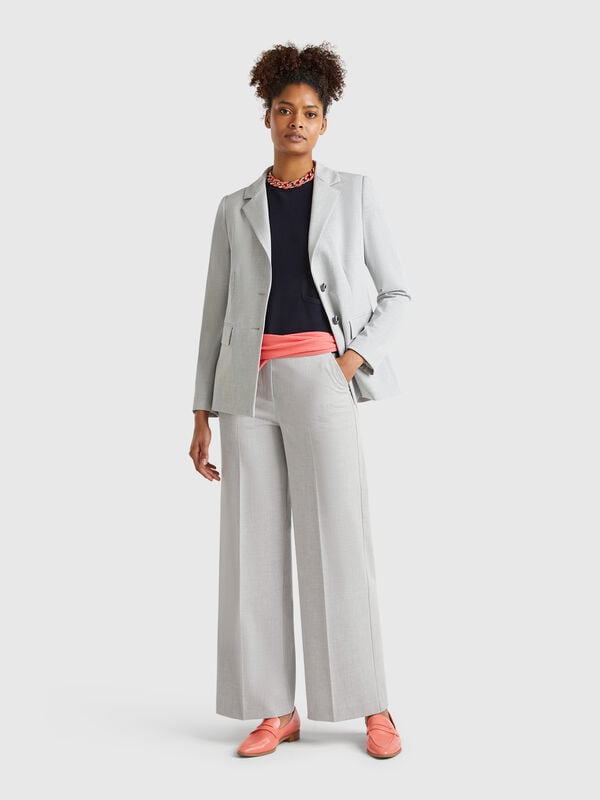 Pantalón ancho fluido Mujer