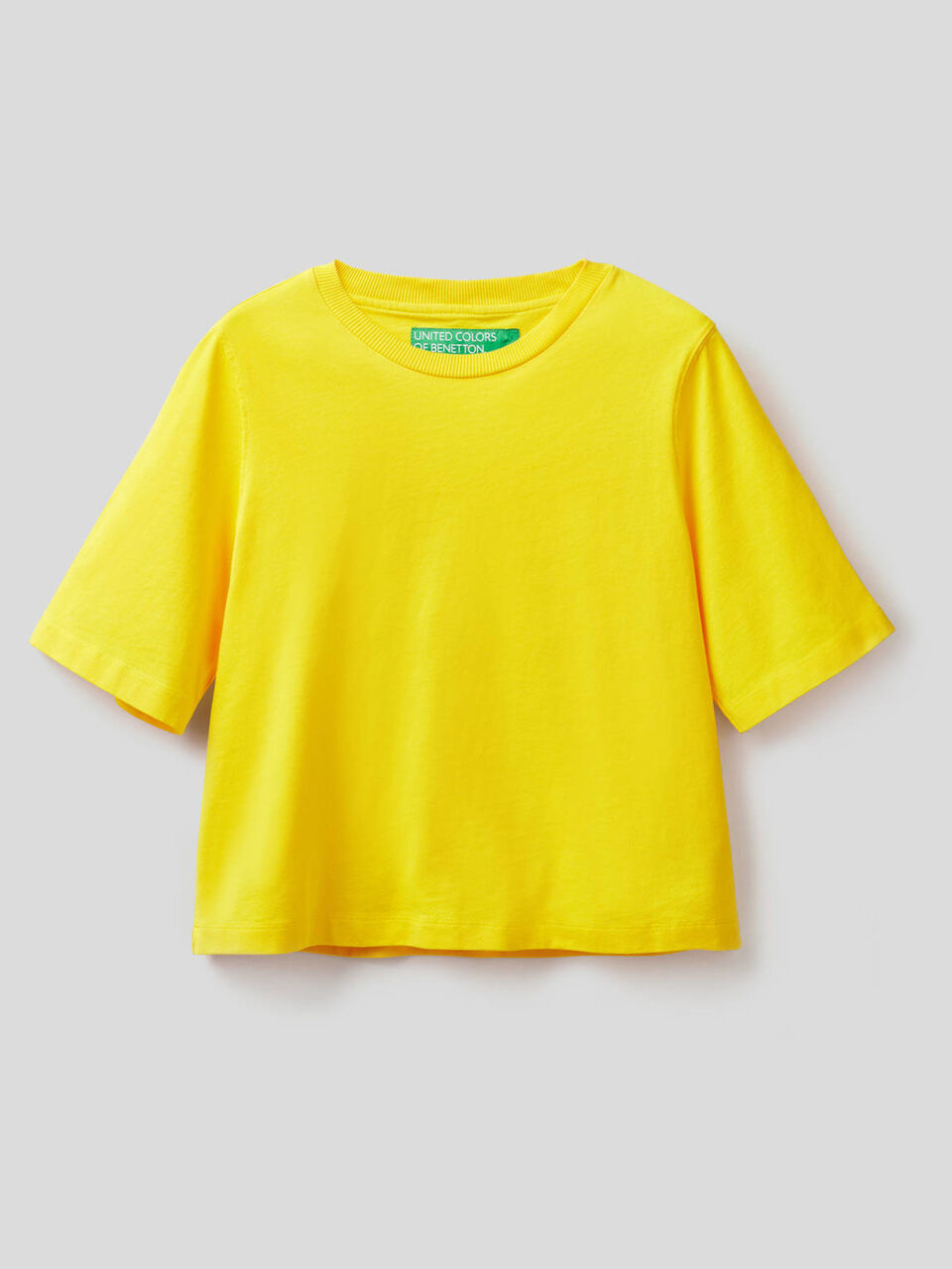 Camiseta boxy fit de 100 % algodón image number 1