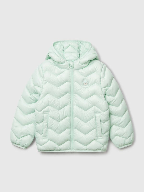 Chaqueta acolchada con capucha Niña