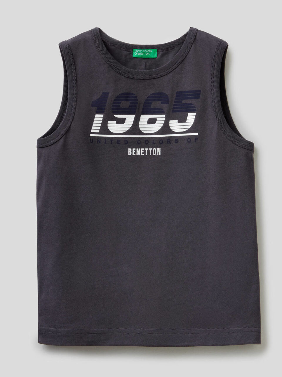 Camiseta sin mangas con estampado de logotipo image number 1