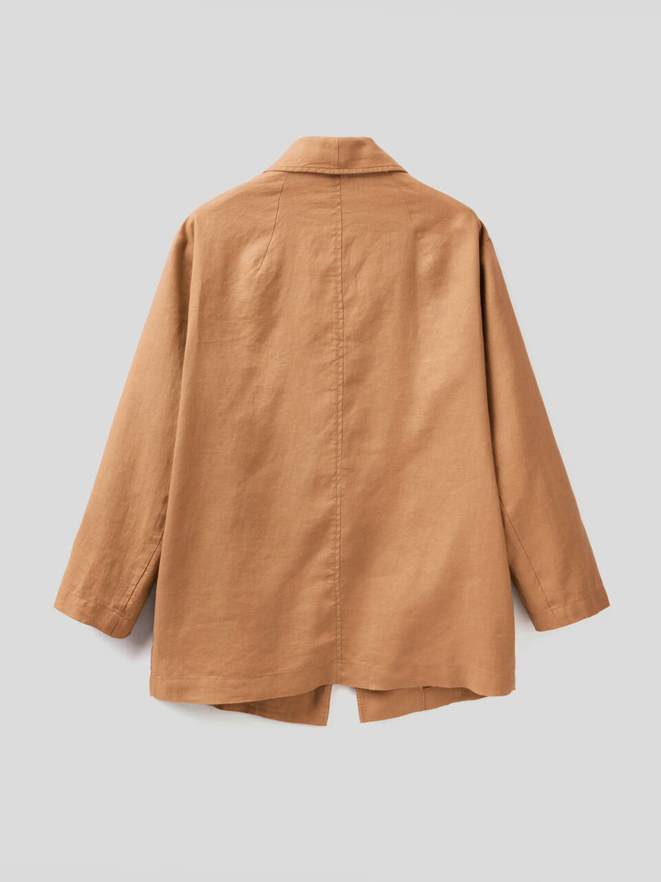 Blazer de lino con manga francesa image number 2