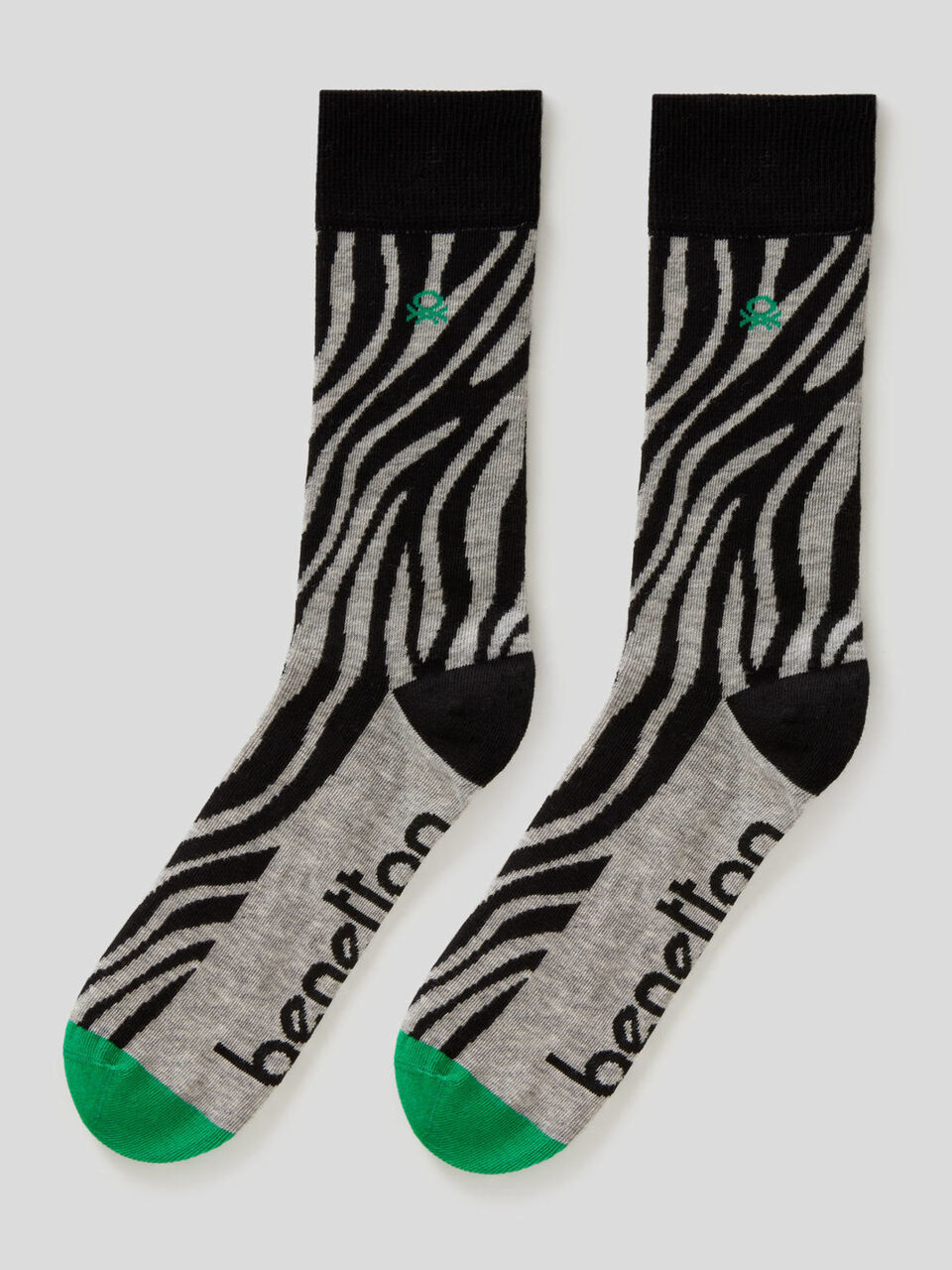 Calcetines estampados de algodón orgánico mixto image number 1